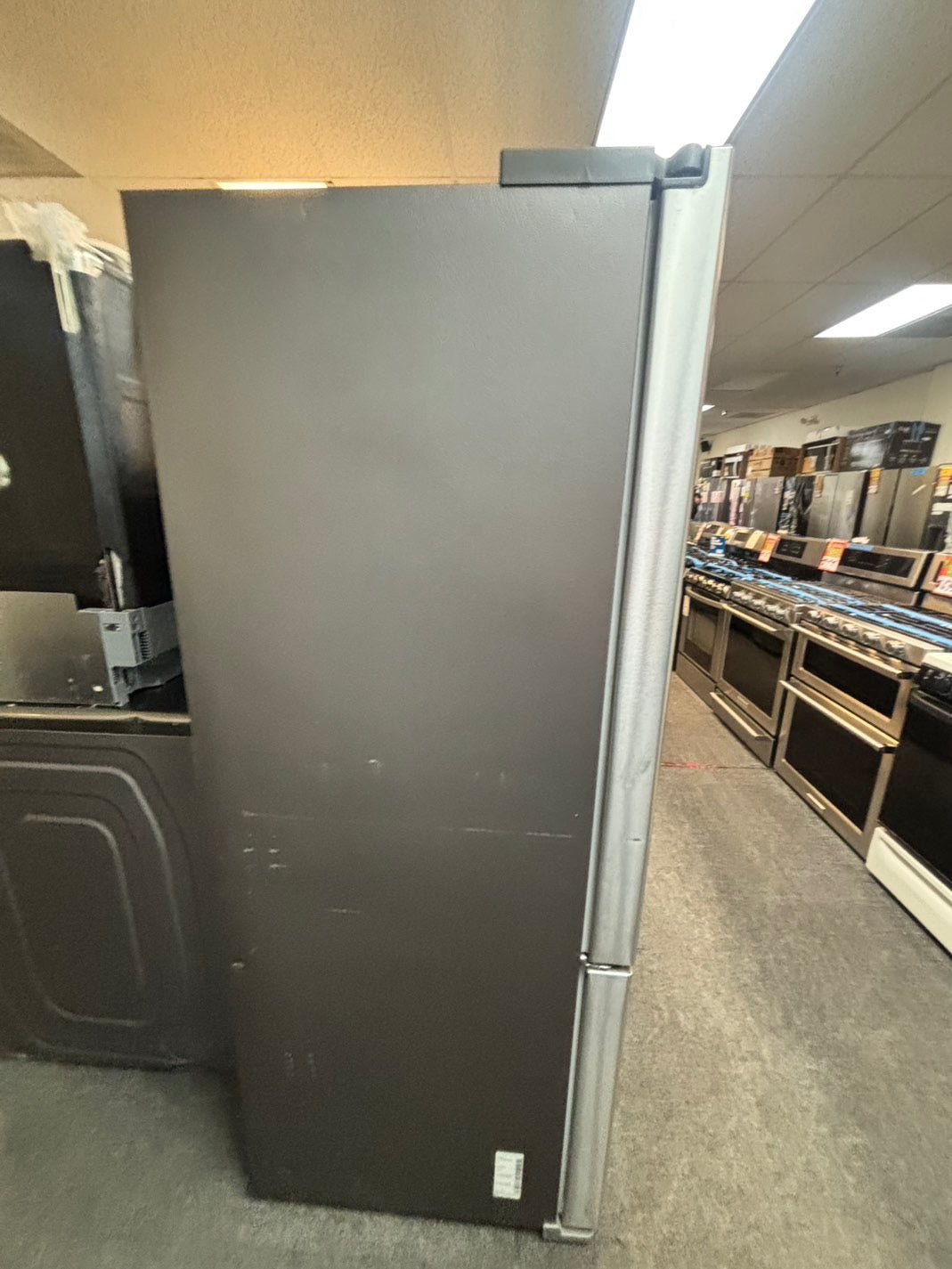 * Samsung French door Refrigerator stainless steel w/ ice water dispenser 36" counter-depth  #RF60CL