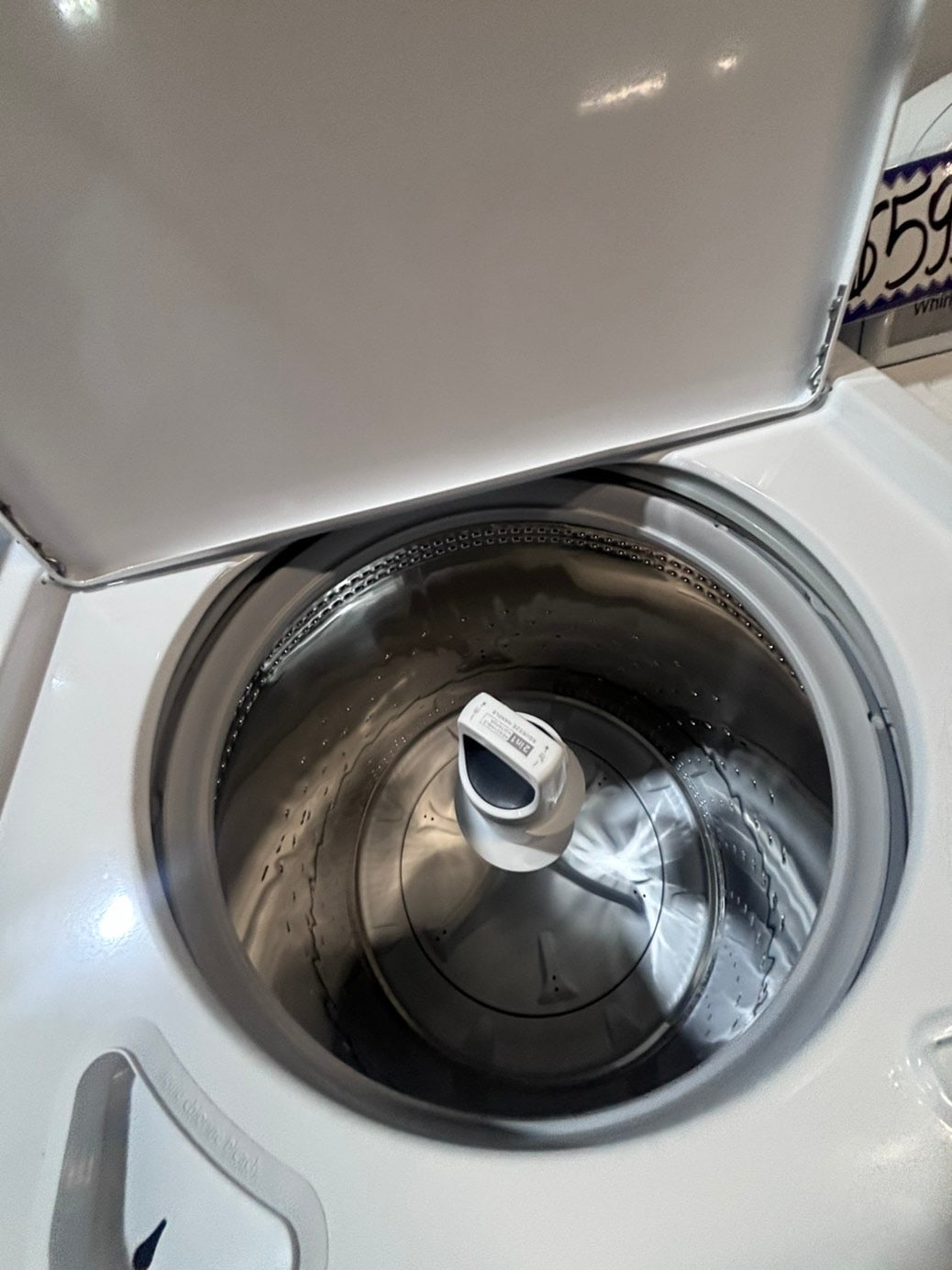 >>whirlpool top load washer large capacity with removable agitator  & electric dryer 220v  set top load side by side #MSR22YB