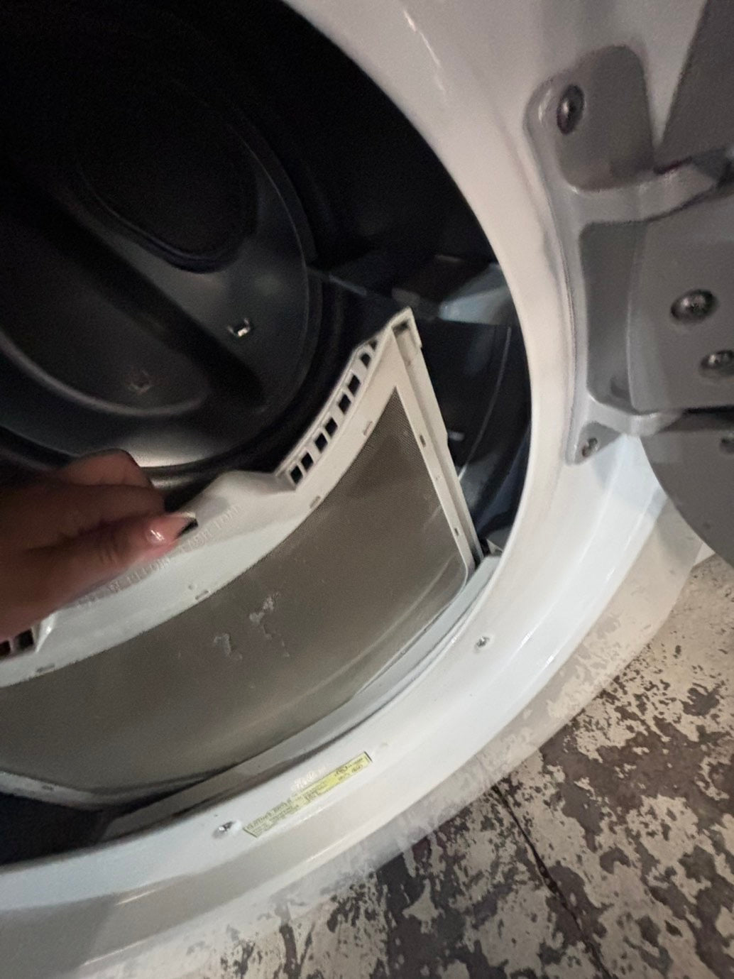 >*July 4th sale 🔥🇺🇸 samsung steam sensor Dry front load stackable electric 220v dryer in white  color used-refurbished 27" #DEDU1NB