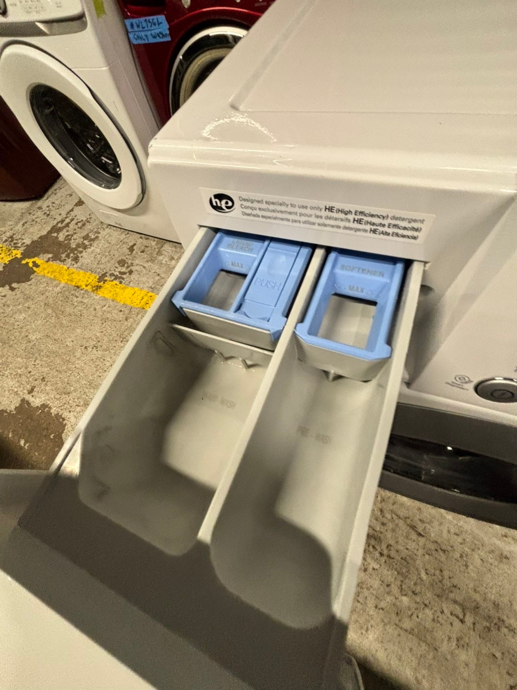 -📢black Friday sale 🦃 LG front load steam washer 4.5cu.ft large capacity stainless steel drum used-refurbished #FWLG15B