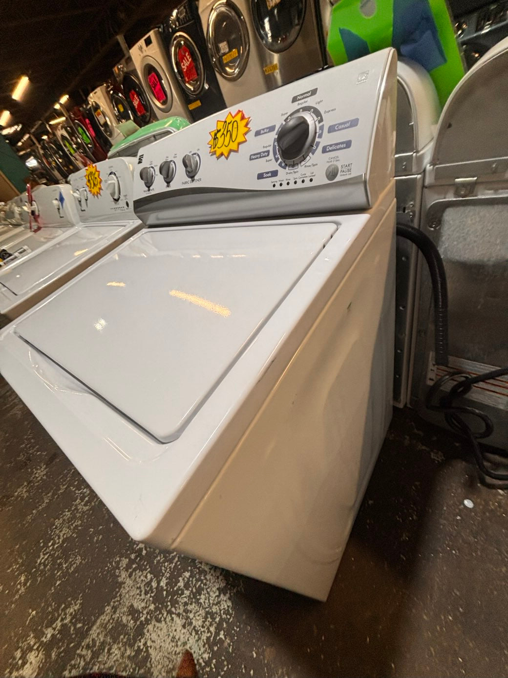 }}Kenmore energy ⭐️ Top load washing machine w agitator 27" in good condition,working 💯 with warranty ! used-Refurbished #TWH47TB
