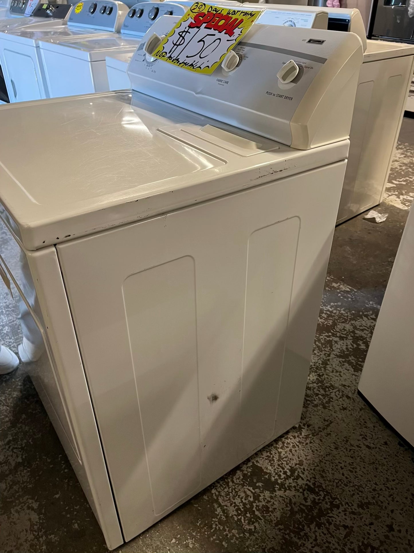 - Kenmore electric 220v dryer side x side #WD930NB