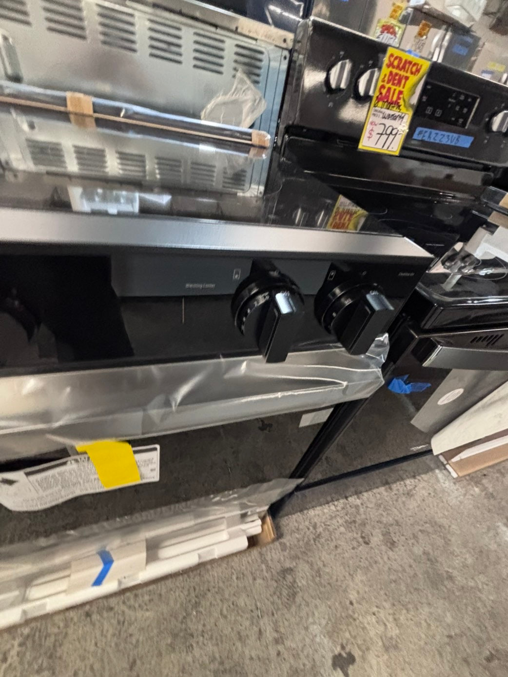 >*new open box Samsung - Bespoke 6.3 Cu. Ft. Slide-In Electric Range with Air Fry -stainless steel #NS67ZB