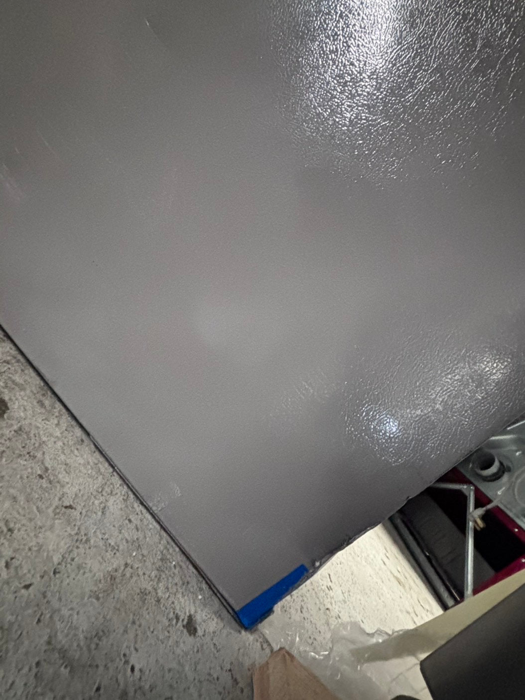 >used-refurbished Frigidaire 33” Side by Side Refrigerator stainless steel w/ice water dispenser  - #RFUR33LB