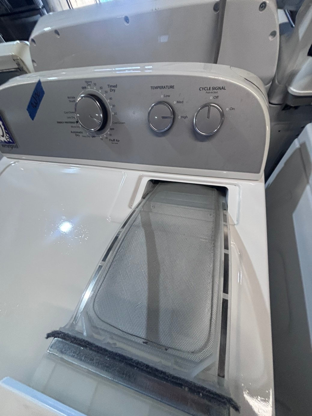 >>whirlpool top load washer large capacity with removable agitator  & electric dryer 220v  set top load side by side #MSR22YB