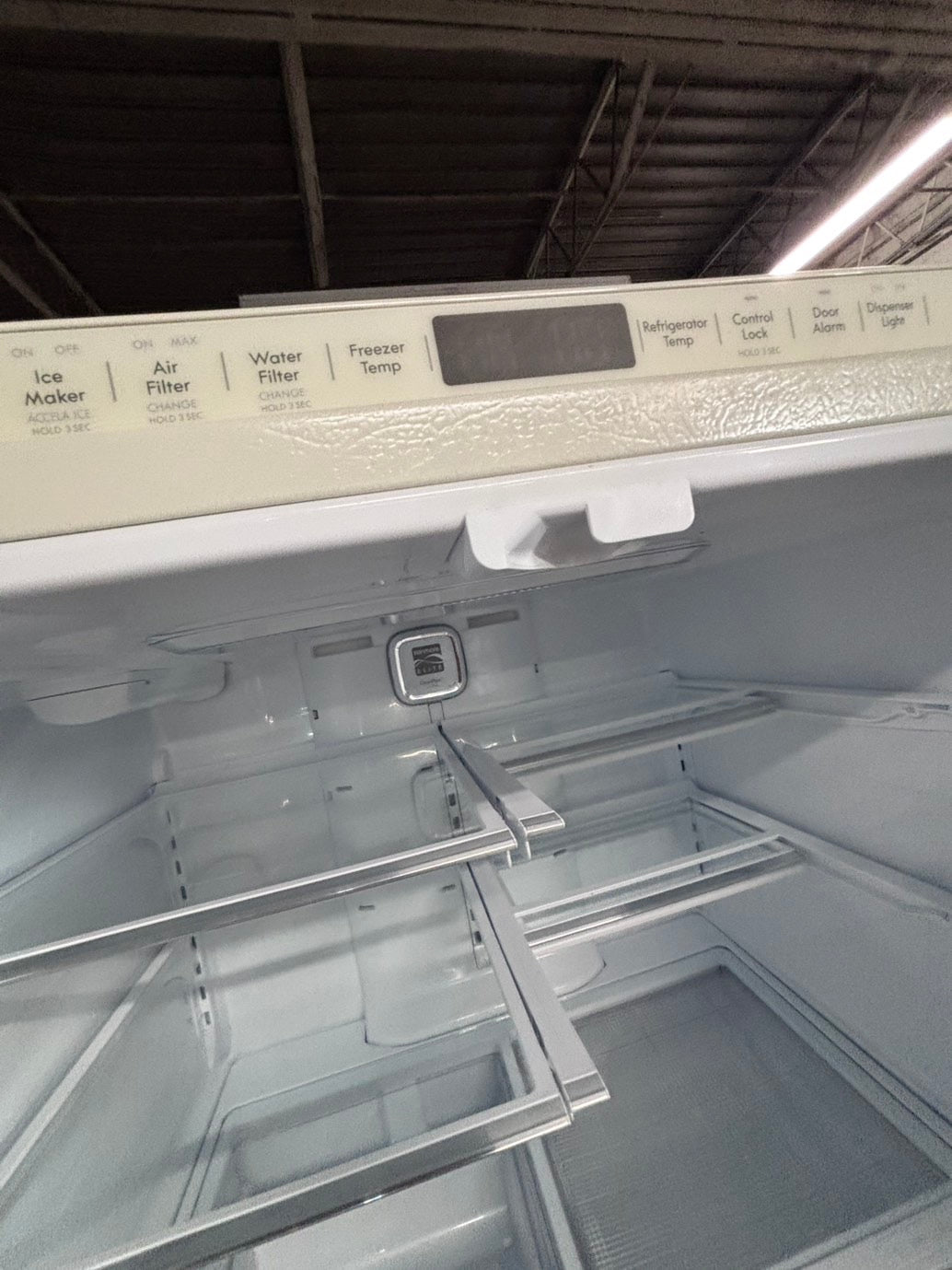 >special 🔥Used great condition used-Refurbished Kenmore  36”W x 69h x 30”depth french door refrigerator off white  w/ice & water dispenser 36 “ #RFK22CB