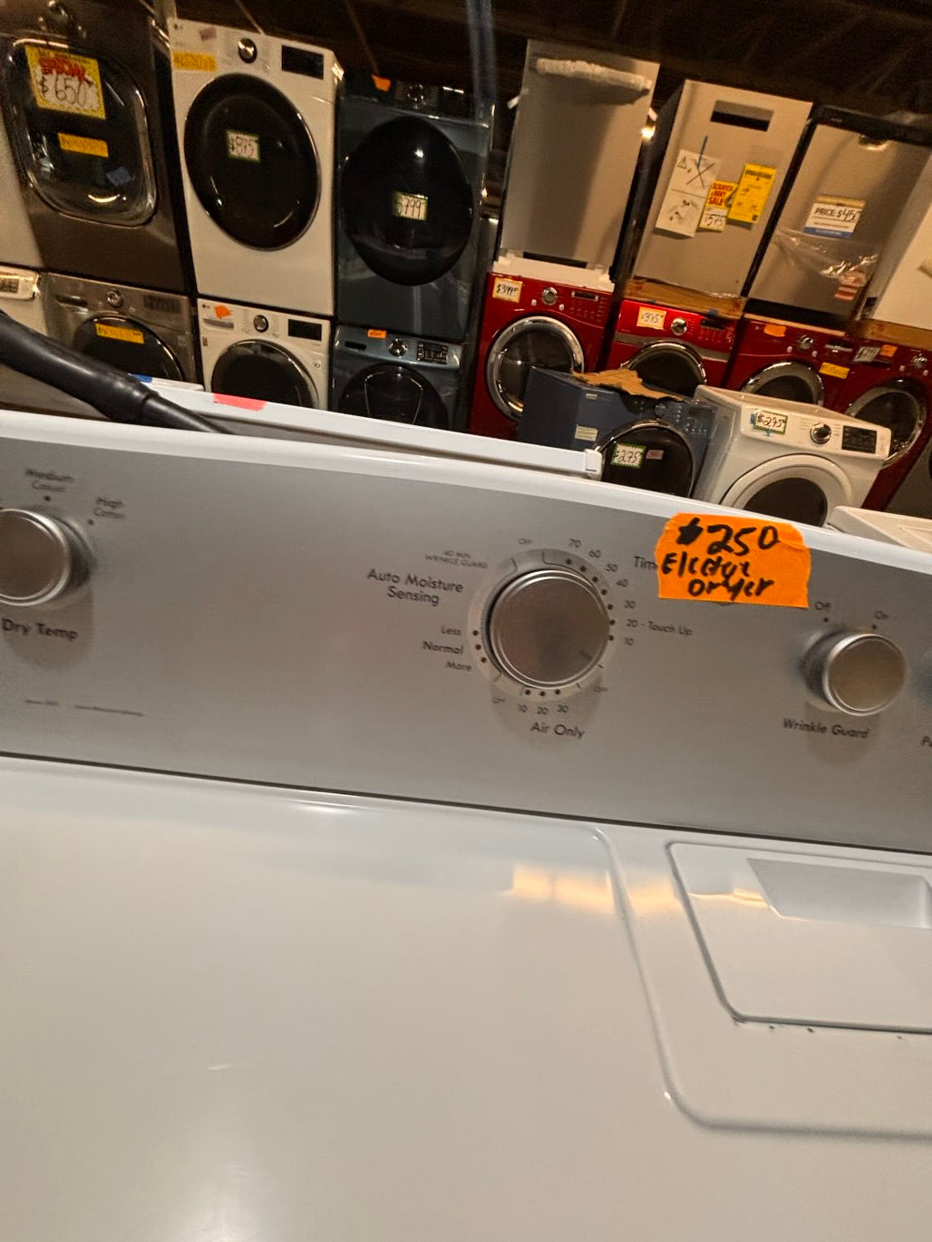}Kenmore  29” extra large capacity side x side large capacity electric 220v dryer  in white 29”Refurbished #KEDK11B