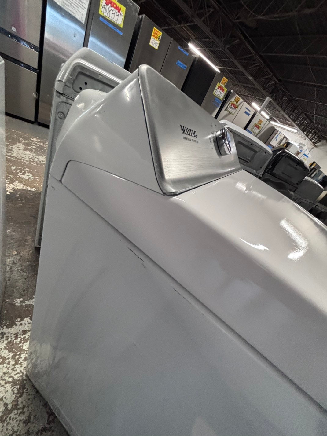 >maytag side x side extra large capacity electric 220v dryer   27” used -Refurbished #MG78D8B