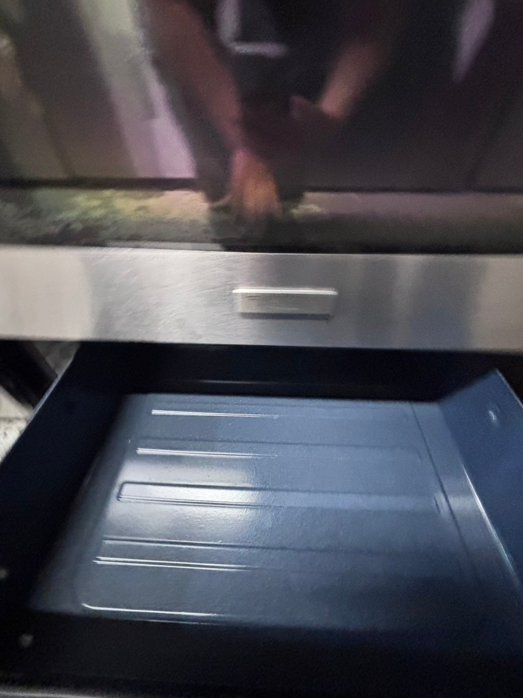 >*sale🔥Frigidaire slide in Glass top electric 220v range 5 burner warm zone bake broil self clean in stainless steel 30" used-Refurbished #ETT27B