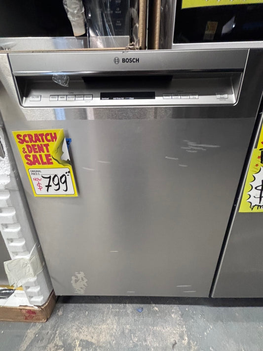 >Bosch 300 Front Control 24-in Built-In Dishwasher With Third Rack (Stainless Steel) ENERGY STAR, 44-dBA                           Stock number #DW4H3B