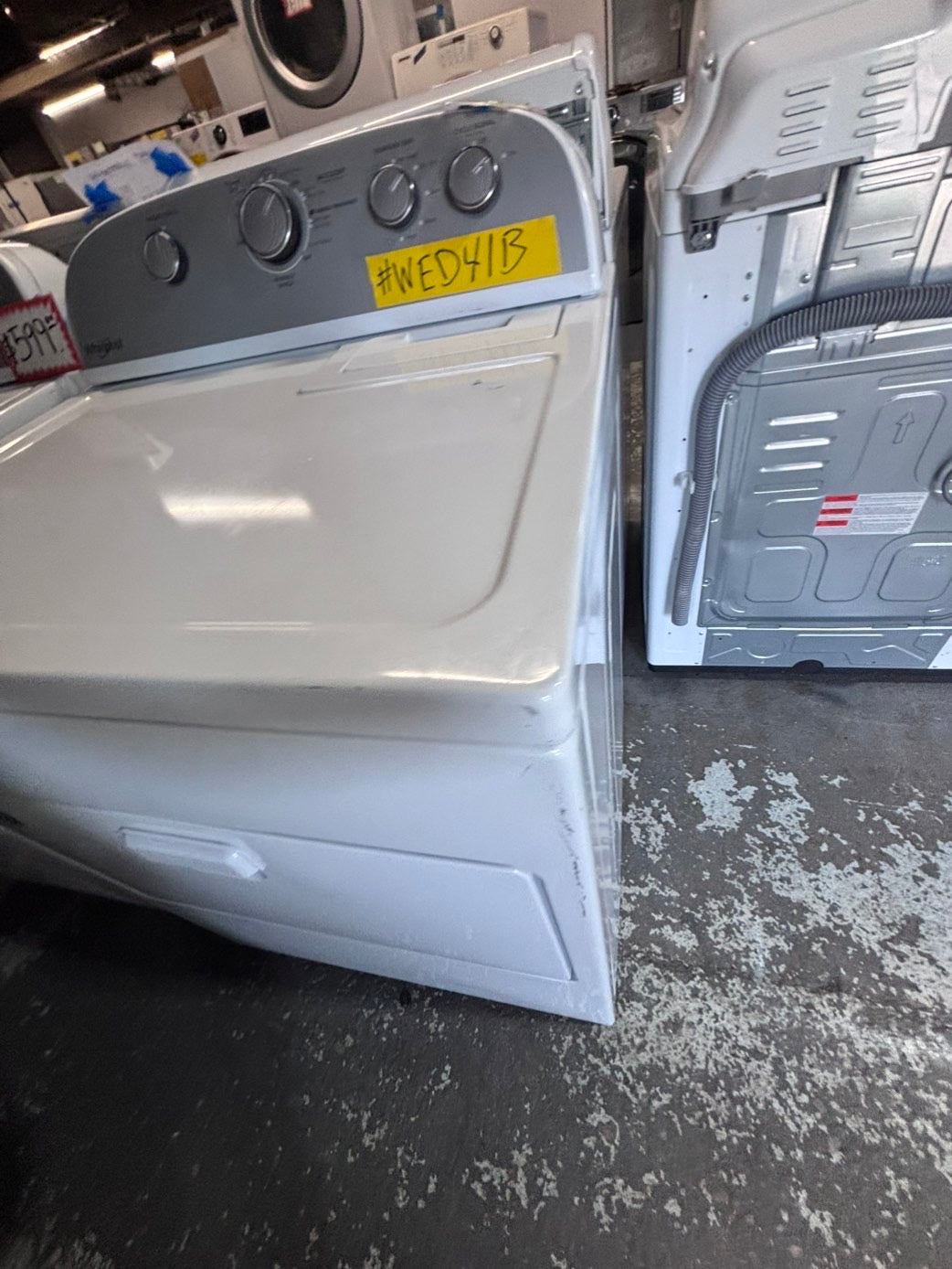 >*whirlpool top load washer large capacity with removable agitator  & electric dryer 220v  set top load side by side #MRM23YB