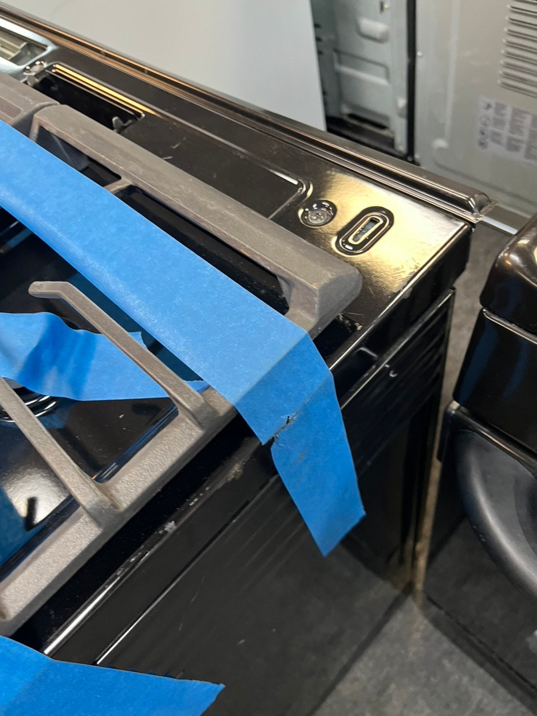 =Samsung 30”  Gas range 5 burner slide in convection bake roast broil self clean used Refurbished" item #GRSMA34L