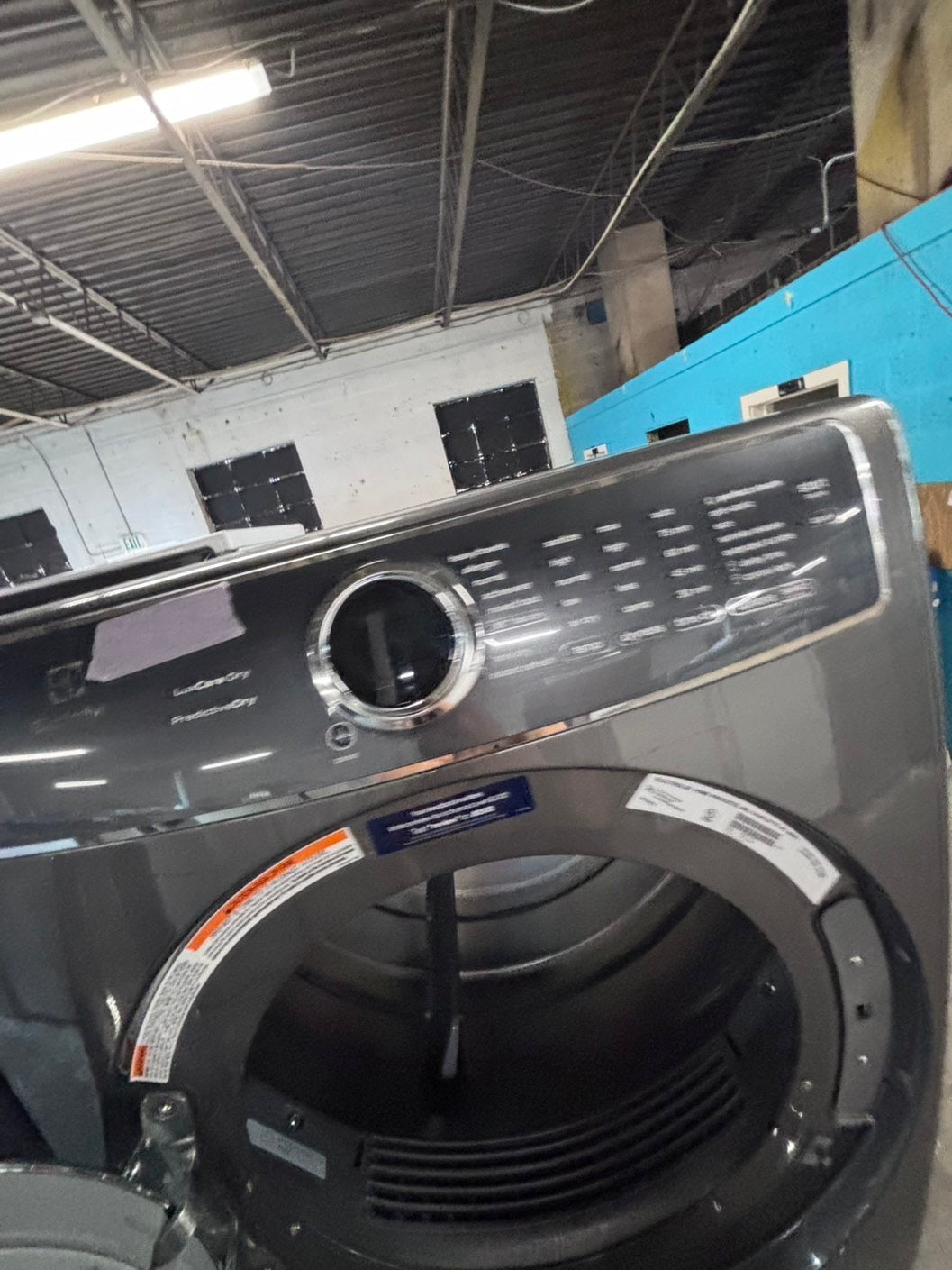 >* special 🔥Electrolux large capacity washer & dryer set electric 220v front load stackable or side by side - sensor dry in gray  #ELS6SET