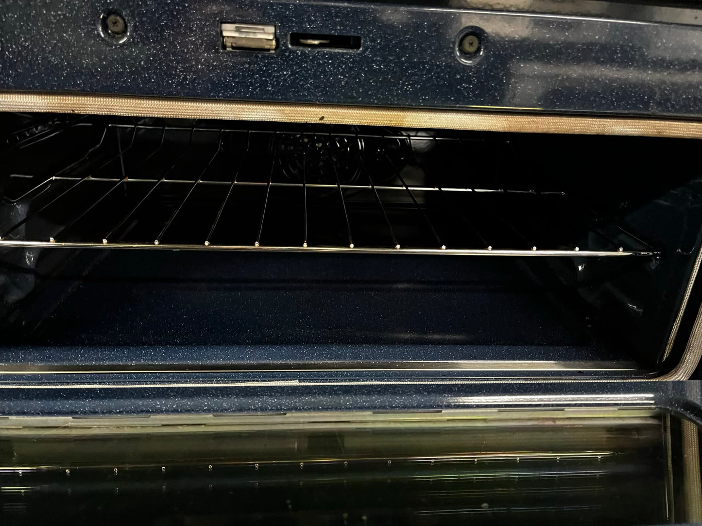 🎉 BLACK FRIDAY ⚡️ Samsung  glass top electric range double oven 220v 5 burner warm zone black stainless steel fast boil convection bake roast DEHYDRATE self clean 30" #RE8936CB