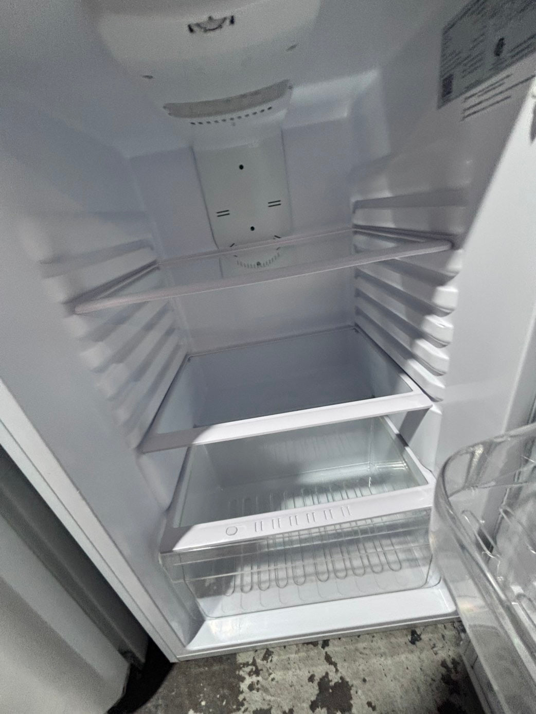 >*top freezer refrigerator stainless steel 24" refurbished #RSA1DB