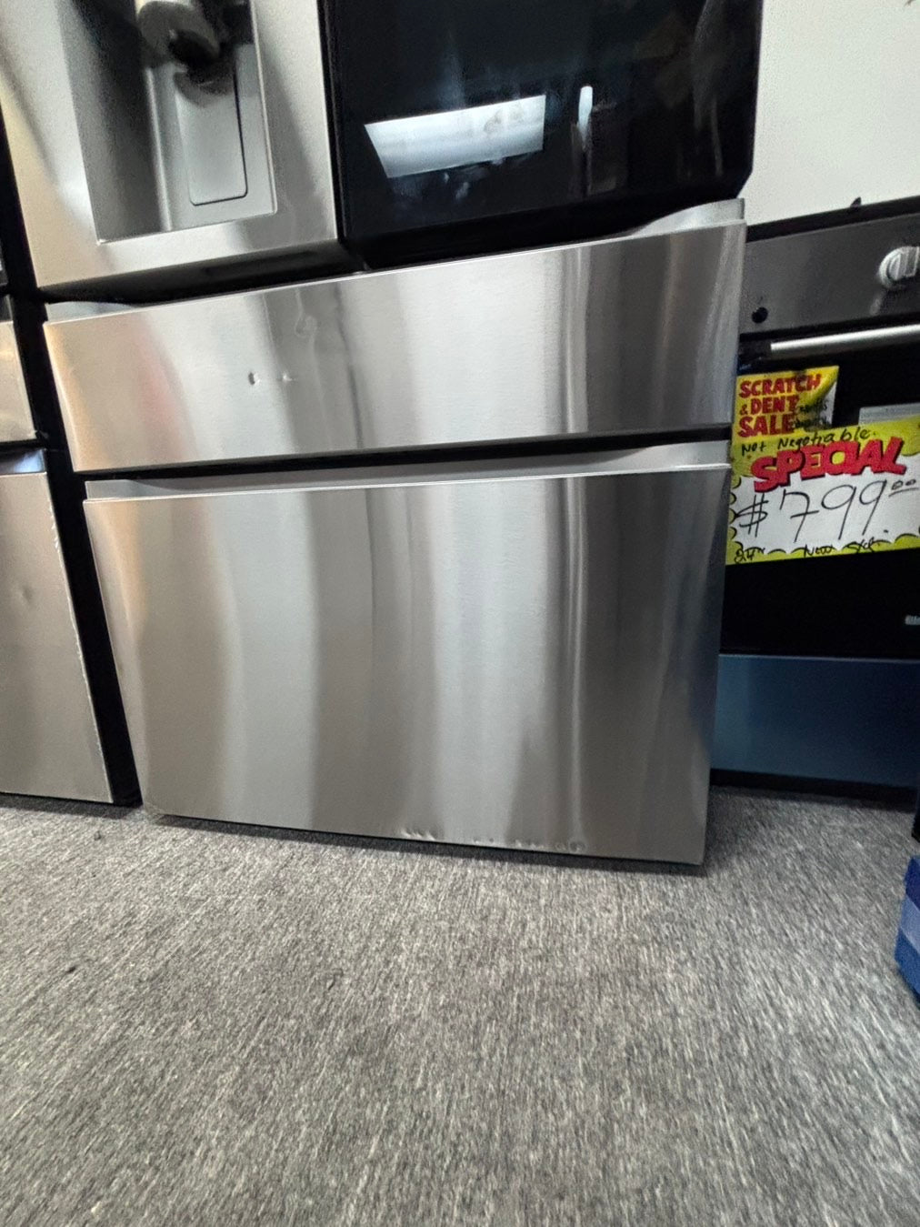 >special🎈LG New open box 📦 Refrigerator instaview with ice maker & water dispenser - Stainless Steel  #RZ33USL