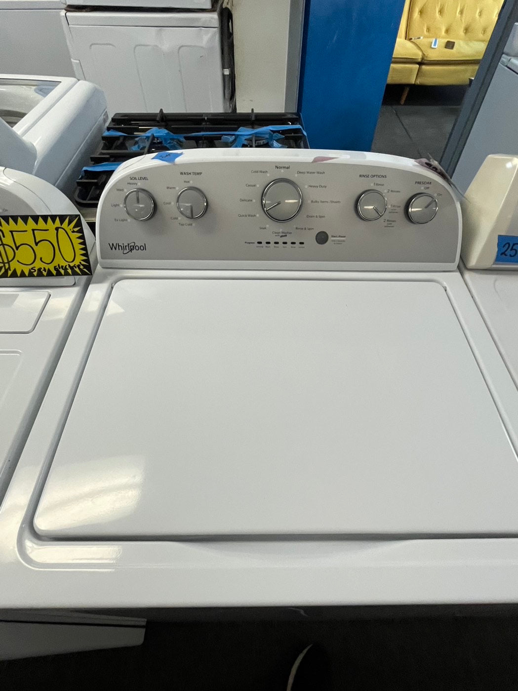 =• whirlpool top load washer  & electric dryer 220v  set top load side by side #WHTP35SET