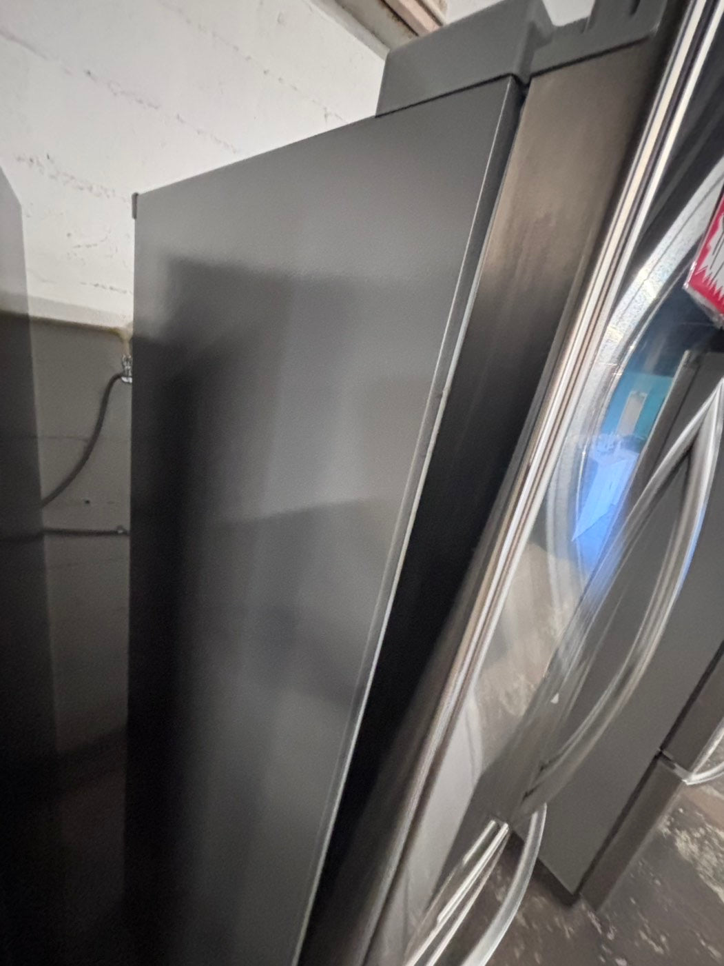 >LG French door Refrigerator counter depth stainless steel w/ ice water dispenser 36" #ARF31B