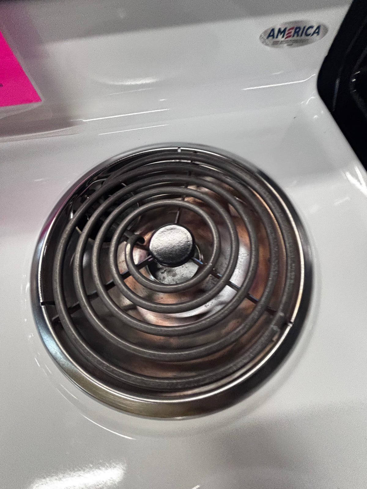 } Whirlpool electric coil top range coil 220v bake /Broil 4 burner used-Refurbished working 💯 with warranty! 30" #EGWW12B