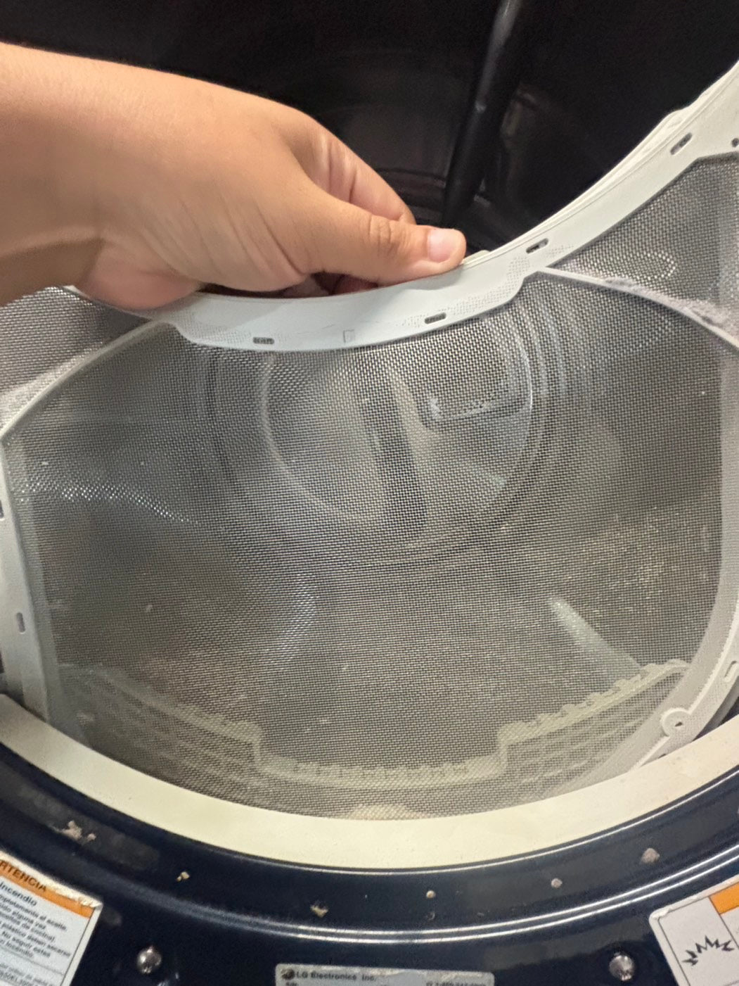 } special🎉LG  washer & dryer set electric 220v front load stackable or side by side - sensor dry , working 💯  with warranty , in navy blue color   #SPO17SET