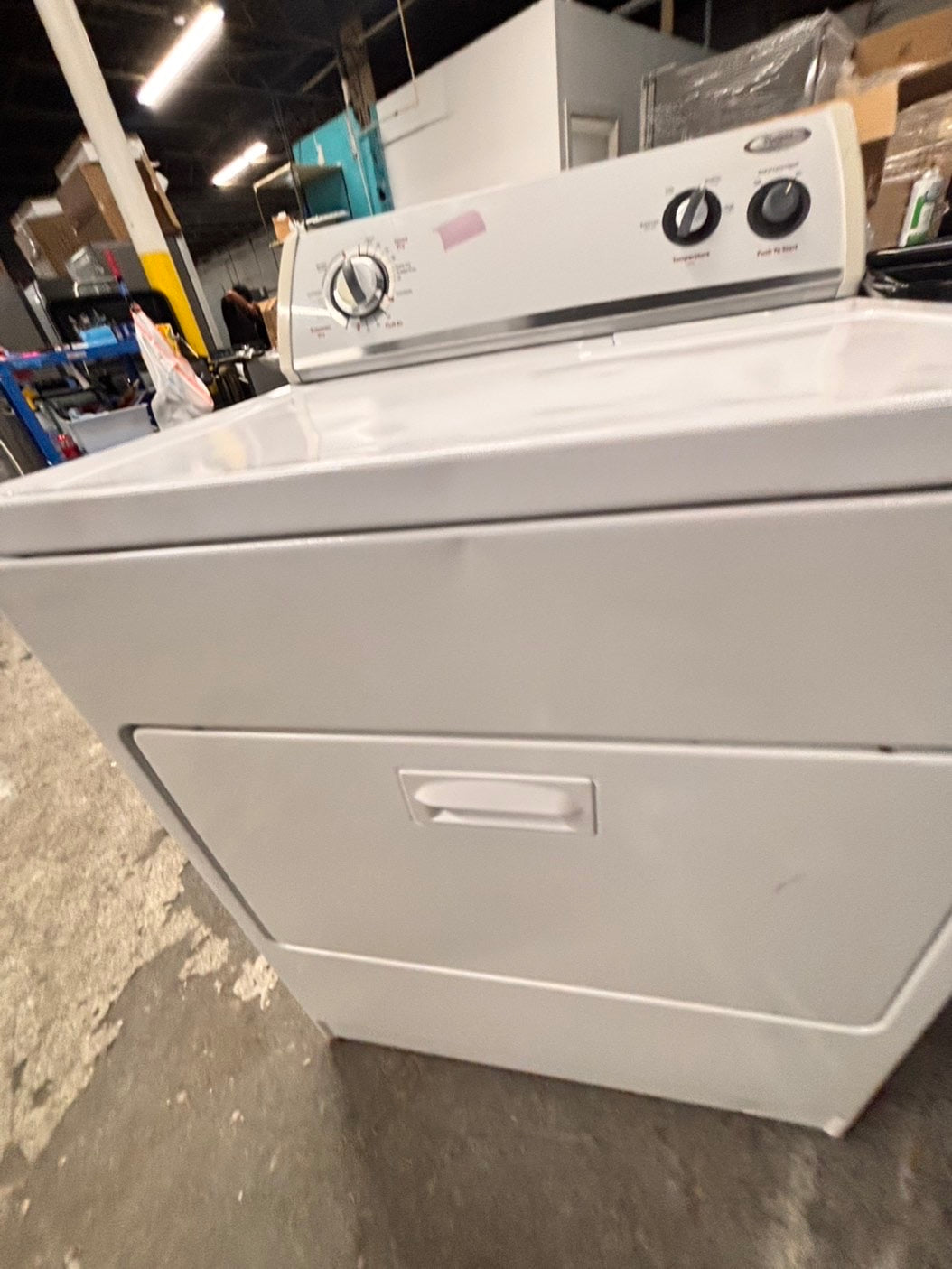 >great condition whirlpool 29” large capacity electric dryer 220v side by side used-refurbished #WDY65PB