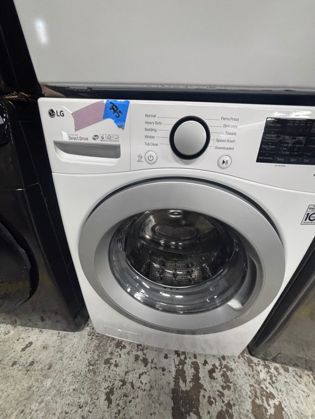 >*LG washer large capacity front load stackable or side by side in white #WLYT6B