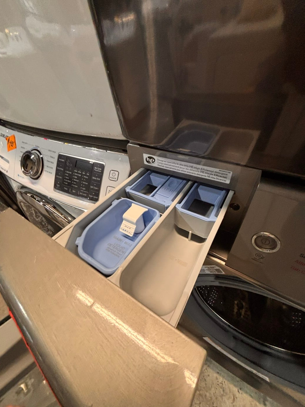 }}special 🔥Gas ,LG washer & dryer mix & match set GAS front load jumbo size stackable stainless steel drum 29" used,Refurbished working 💯 with warranty #WDG306RB