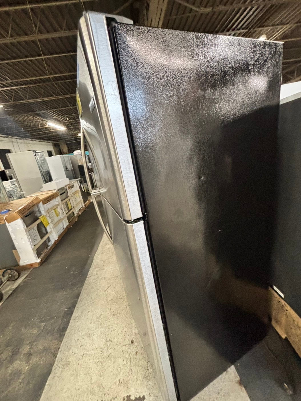 * Frigidaire  stainless steel 21cu.top freezer refrigerator in stainless steel ,no ice maker 30" #RF2173B