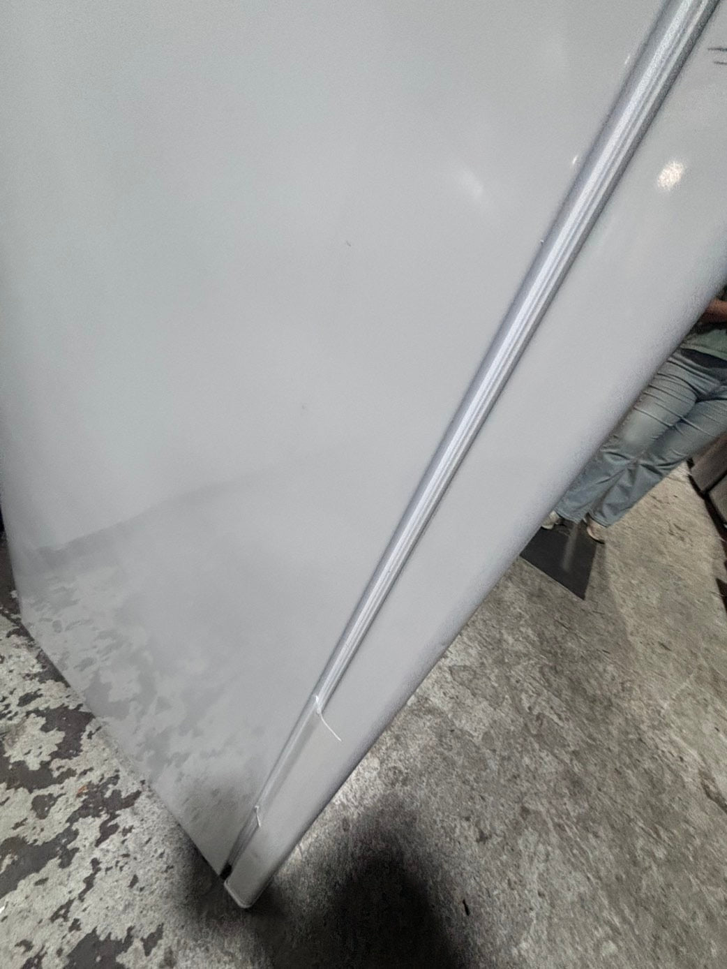>*top freezer refrigerator stainless steel 24" refurbished #RSA1DB