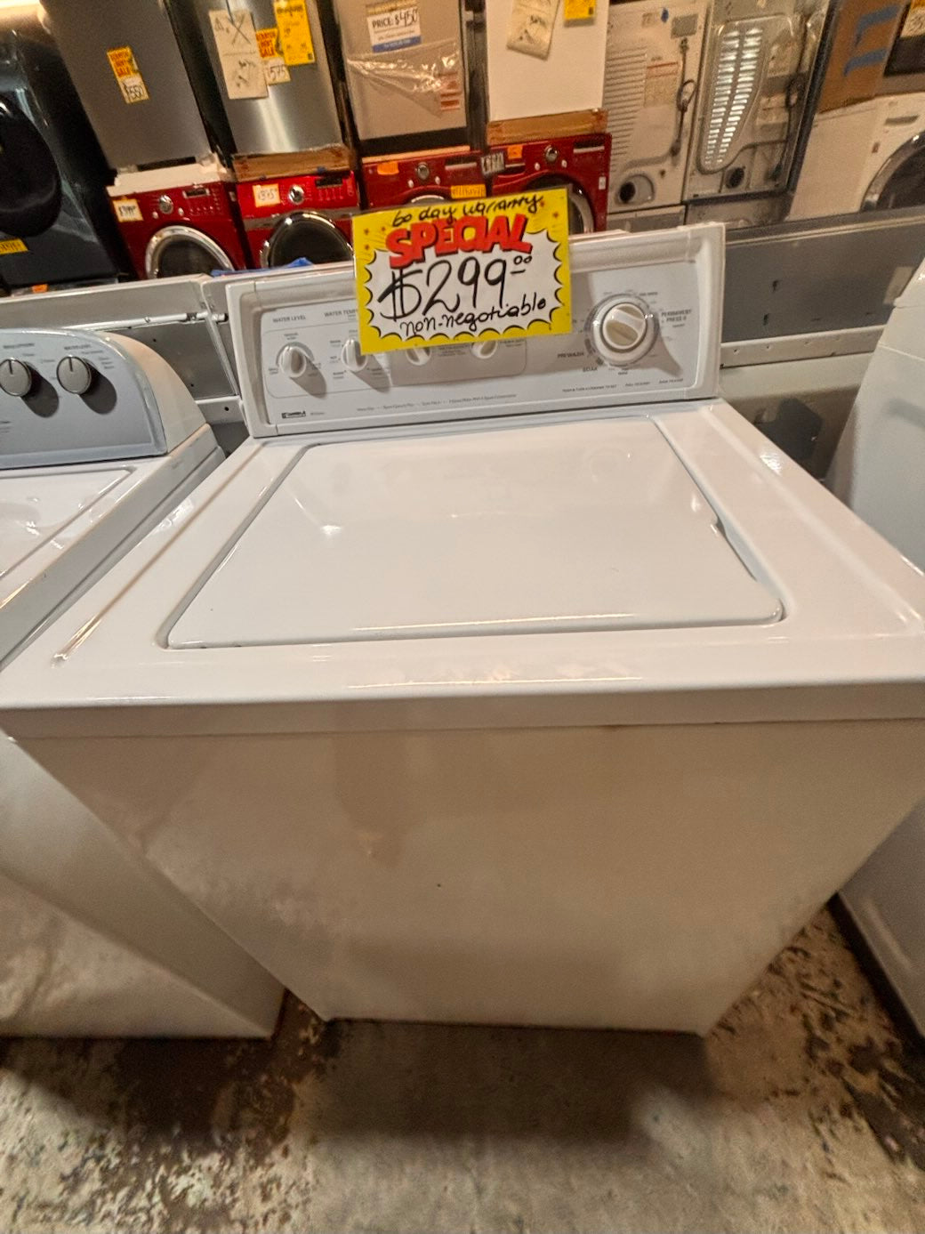 }}sale🔥🔥Kenmore Top load washing machine w agitator 27" in good condition,working 💯 with warranty ! used-Refurbished #TKW17TB