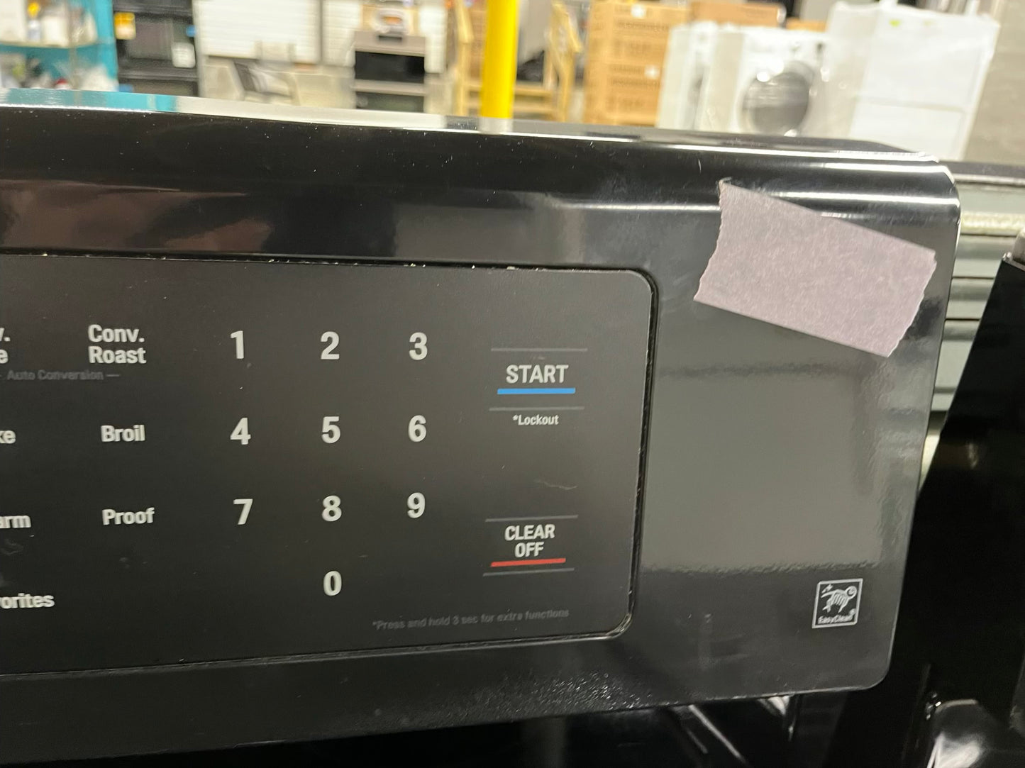 - LG electric range black  5 burner warm zone convection bake broil self clean 30” item number #ERB234TB