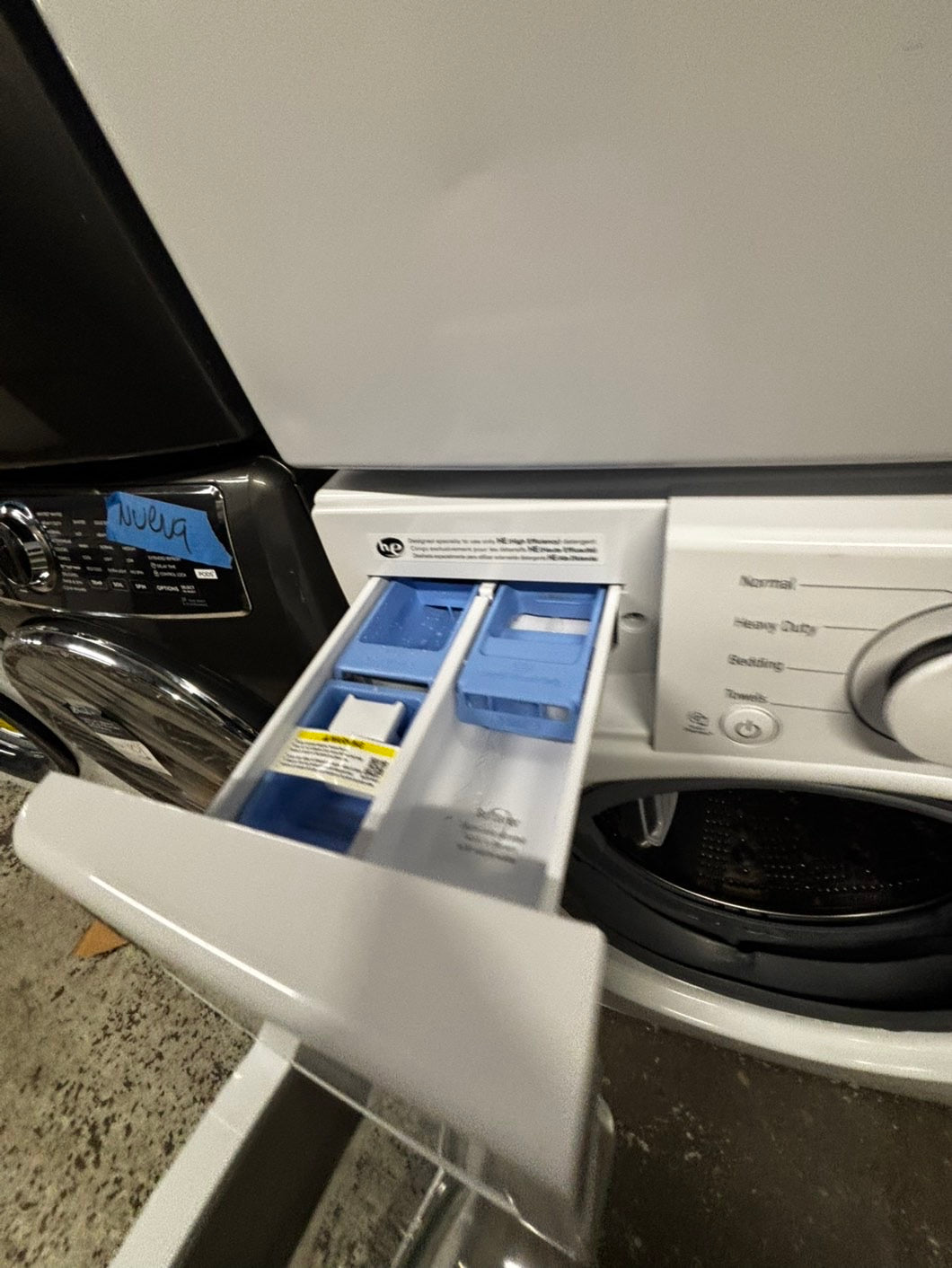>LG new Open Box 📦 Scratch & dent mix & match 4.5 cu. ft.  Large Capacity Front Load Washer -& 7.4 cu. ft. Large Capacity Front Load Electric Dryer - White mix & match Set / stock number #WDB4AB