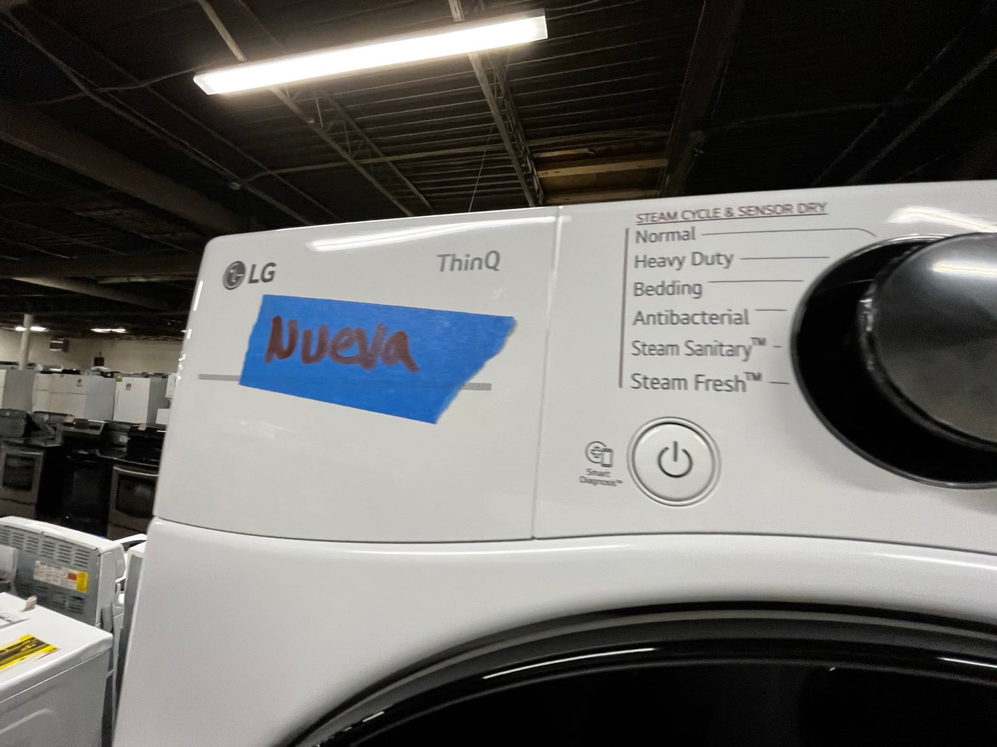 -Open Box 📦 Scratch & Dent 4.5 cu. ft. Ultra Large Capacity Front Load Washer - White WM4000HWA & 7.4 cu. ft. Large Capacity Front Load Electric Dryer - White DLEX4000W Set / stock number #WD7714AB