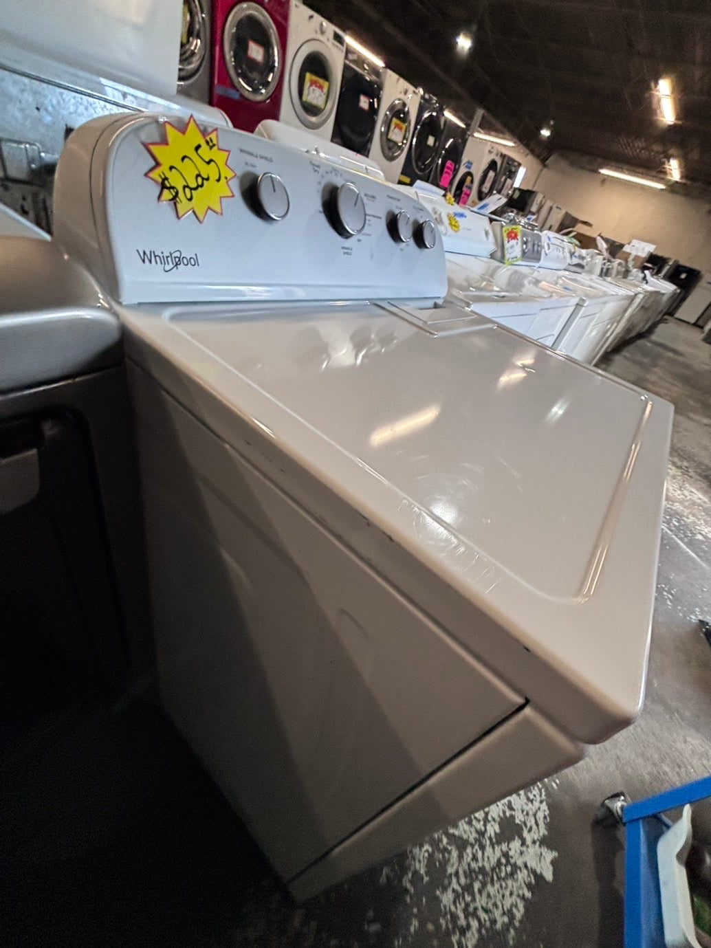 >*whirlpool  29” large capacity electric dryer 220v side by side used-refurbished #WED41B