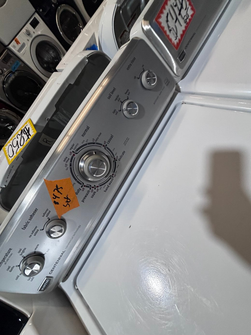 } }Maytag top load washer with agitator & electric dryer 220v  set   top load side by side working 💯  with warranty top load side by side #SK511YB