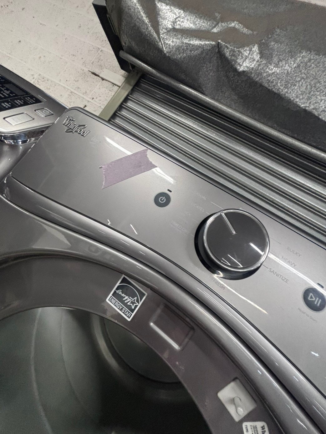 >*special 🔥mix & match Maytag  washer large capacity & whirlpool dryer set electric 220v front load stackable or side by side - sensor dry in white  #MAQ4VBSET