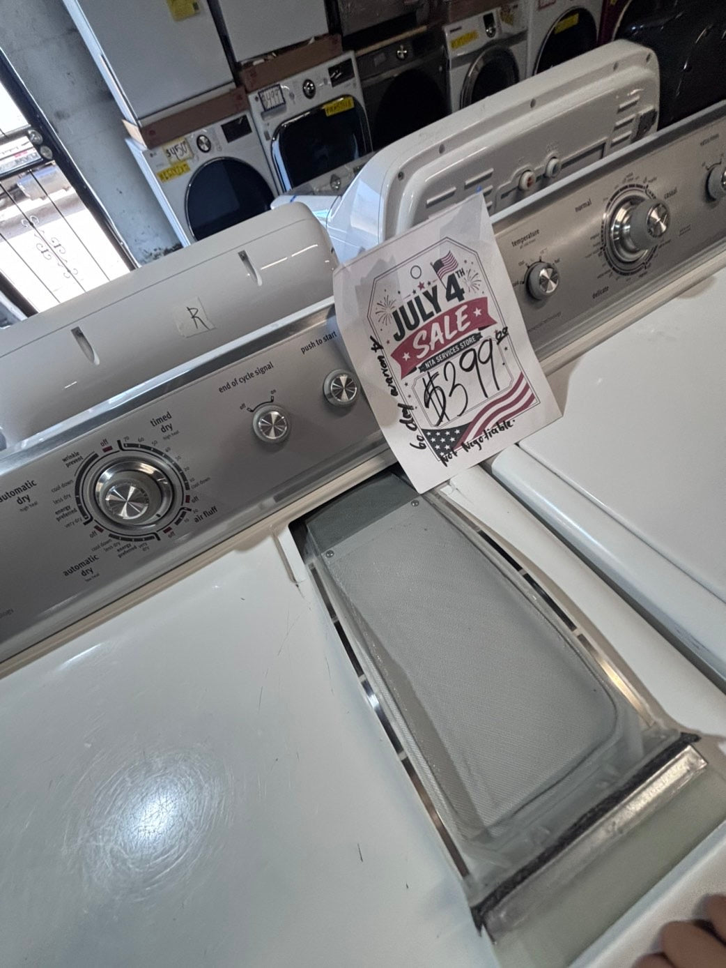 >*sale🔥maytag top load washer  & electric dryer 220v  set top load side by side #SPE2T1B