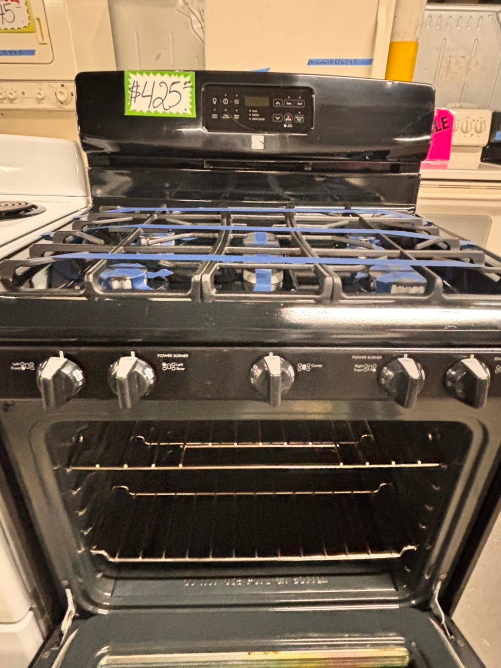 >special🎈kenmore  Gas range 5 burner convection oven bake broil self clean in  used-Refurbished 30” #GRF119B