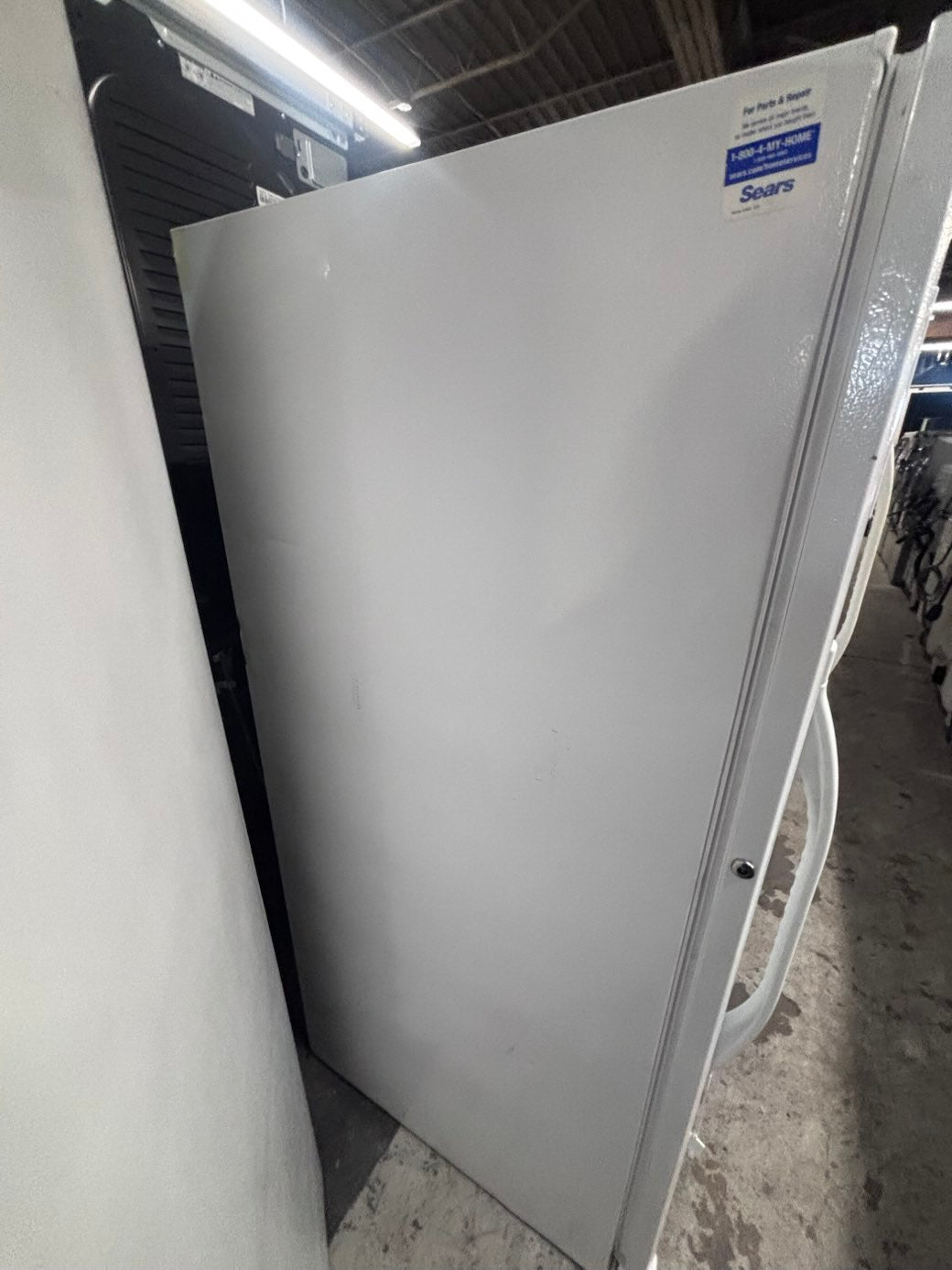 } Kenmore up-right freezer white 14.cu.ft Refurbished-used #AEU114B