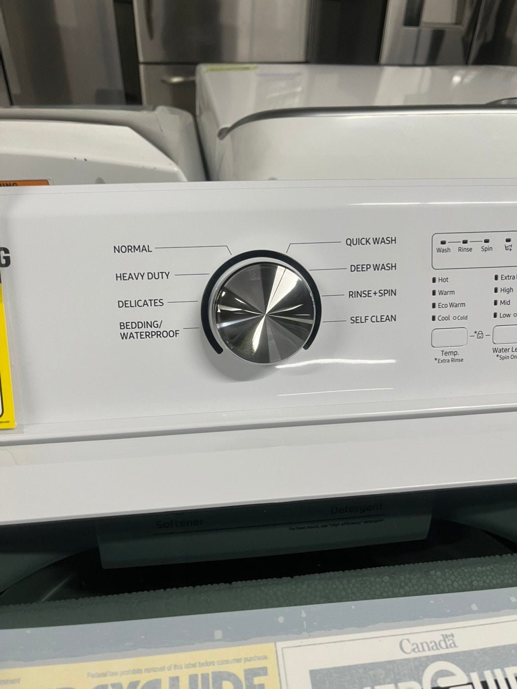 *Open box 📦 New S/d Samsung 4.5 cu. ft. Top Load Washer with Vibration Reduction Technology white 27” #SAM23B