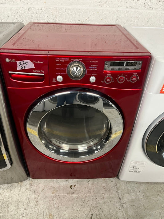 -🔥Black Friday ‼️LG Red Steam Front-Load Electric Dryer With 7.3 Cu. Ft. Capacity stackable 220v dryer  27" #EDLG51B