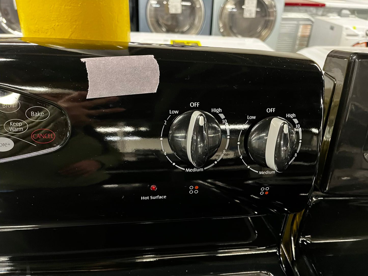 🎉 BLACK FRIDAY ⚡️ Maytag glass top electric range 220v double oven 4 burner  Refurbished  bake Broil toast self clean in black 30" #RE8943KB