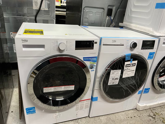 Open Box 📦 Scratch & Dent Beko 24" Front-Load stackable 1.94 cu ft washer & Heat Pump Ventless Front Load Dryer 4.5 cu ft 220v electric #WD636MB