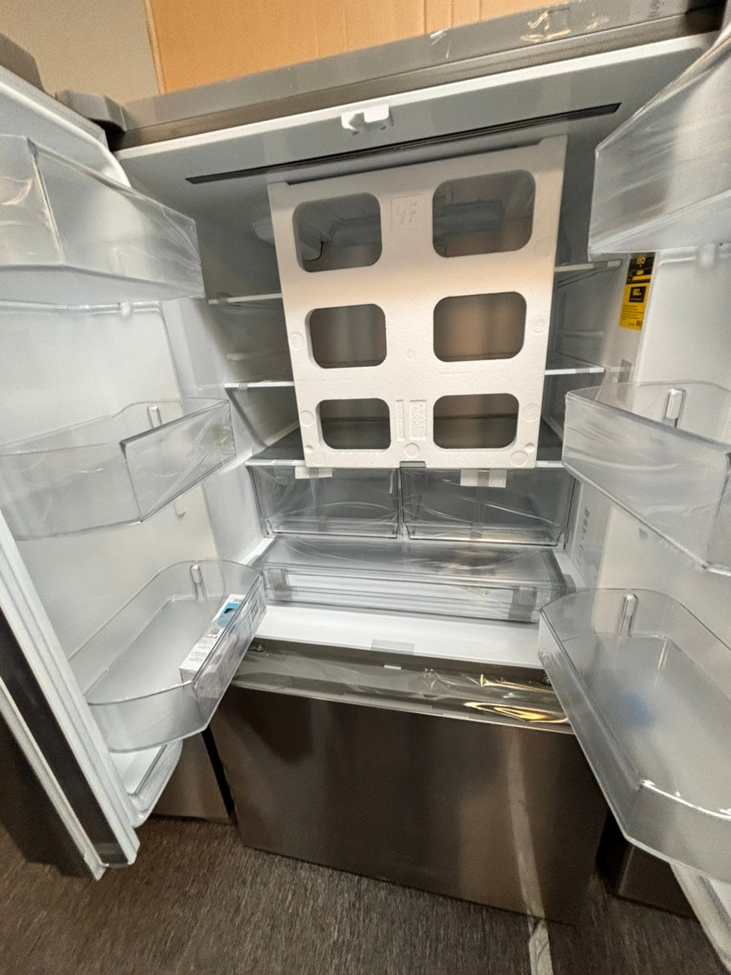 >New open box 📦 samsung 4-doors Counter Depth French Door Refrigerator 22cu.ft in Stainless Steel  #RFSGG1B 36” in