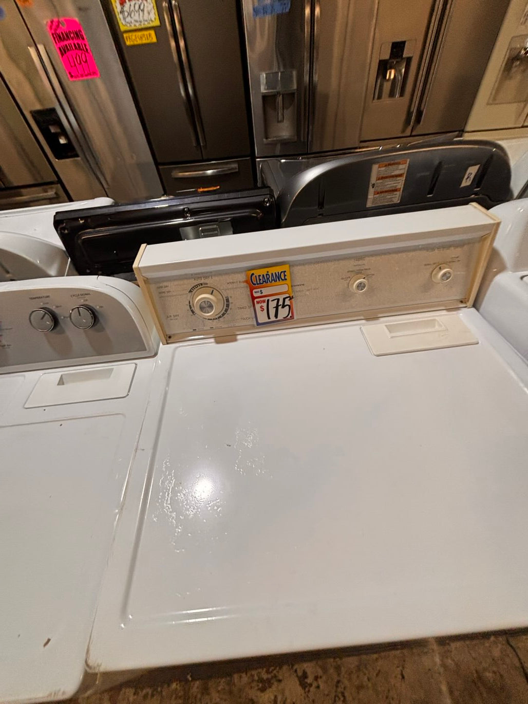 }SALE🎈Kenmore  29” extra large capacity side x side large capacity electric 220v dryer  in white 29”Refurbished #KDEX81B