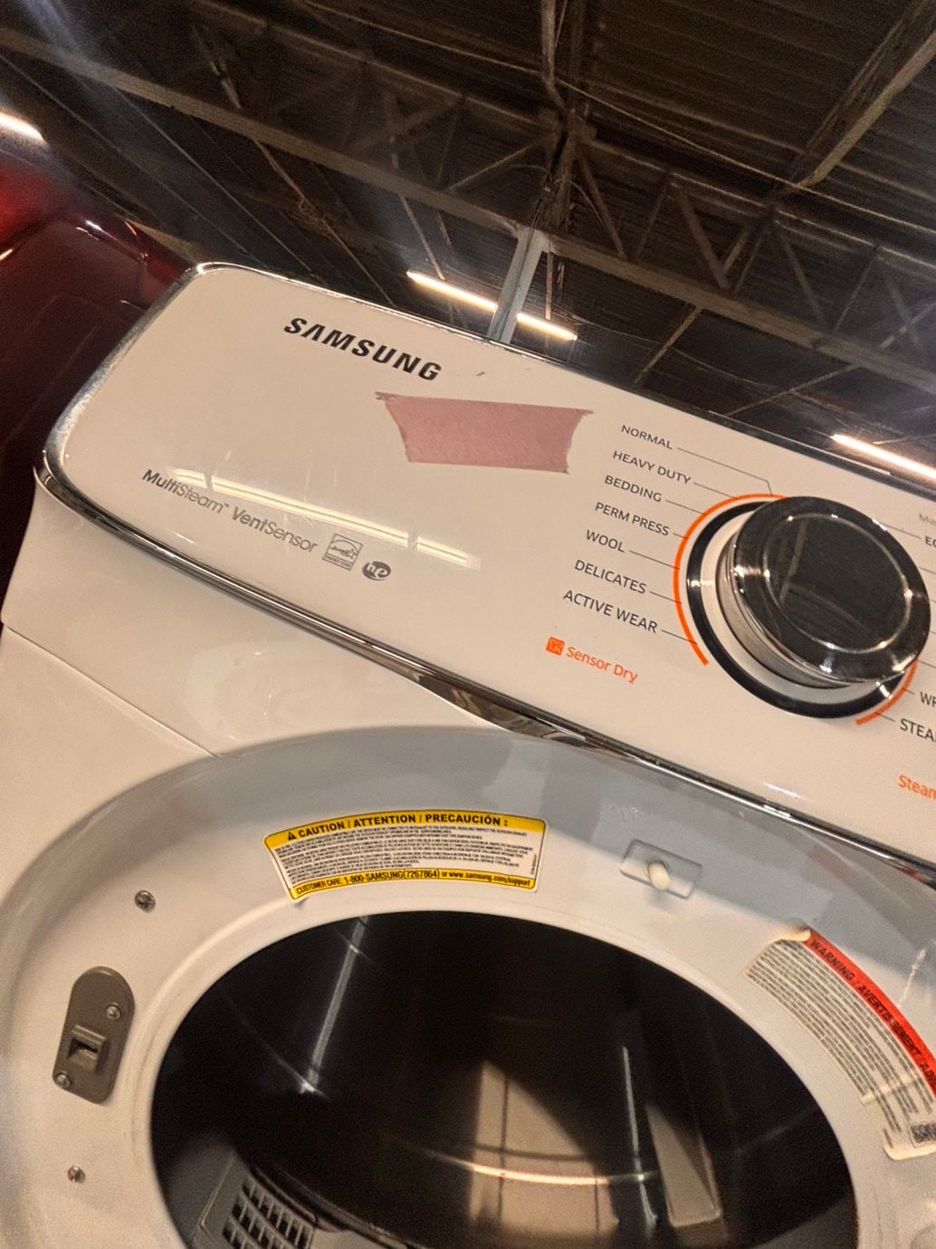 >*Samsung steam washer 4.5 cu ft & dryer 7.5 cu ft set electric steam 220v front load stackable or side by side - sensor dry white color   #WD658SET