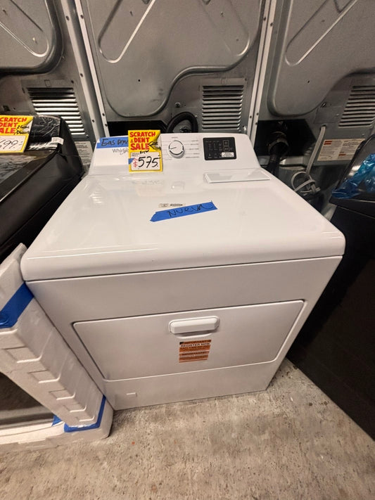 >new Open Box 📦 whirlpool white gas 110v dryer side x side large capacity  #ED5G42L
