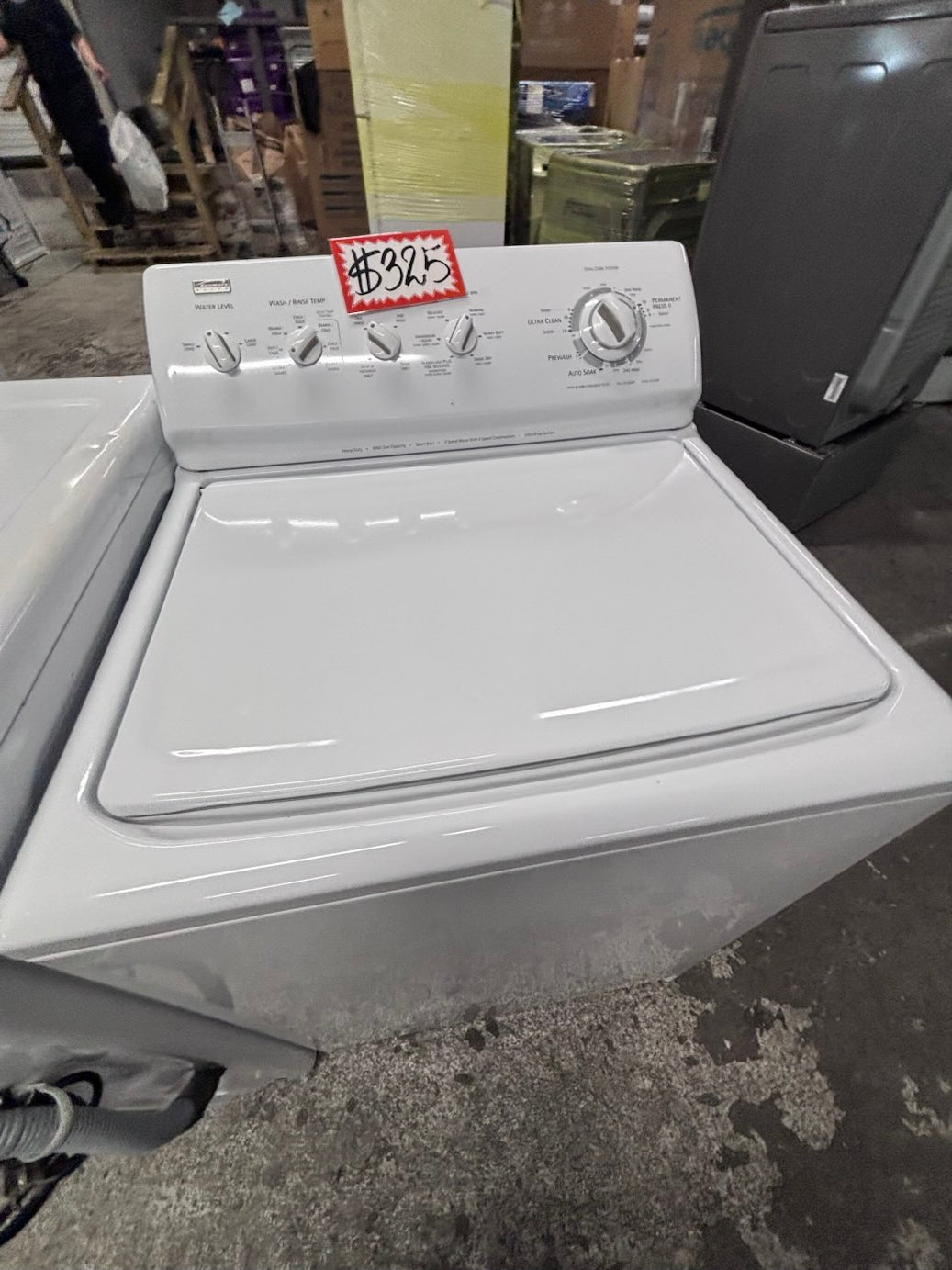 }🎈kenmore heavy duty Top load washing machine w agitator 27" in good condition,used-Refurbished #TK1137B