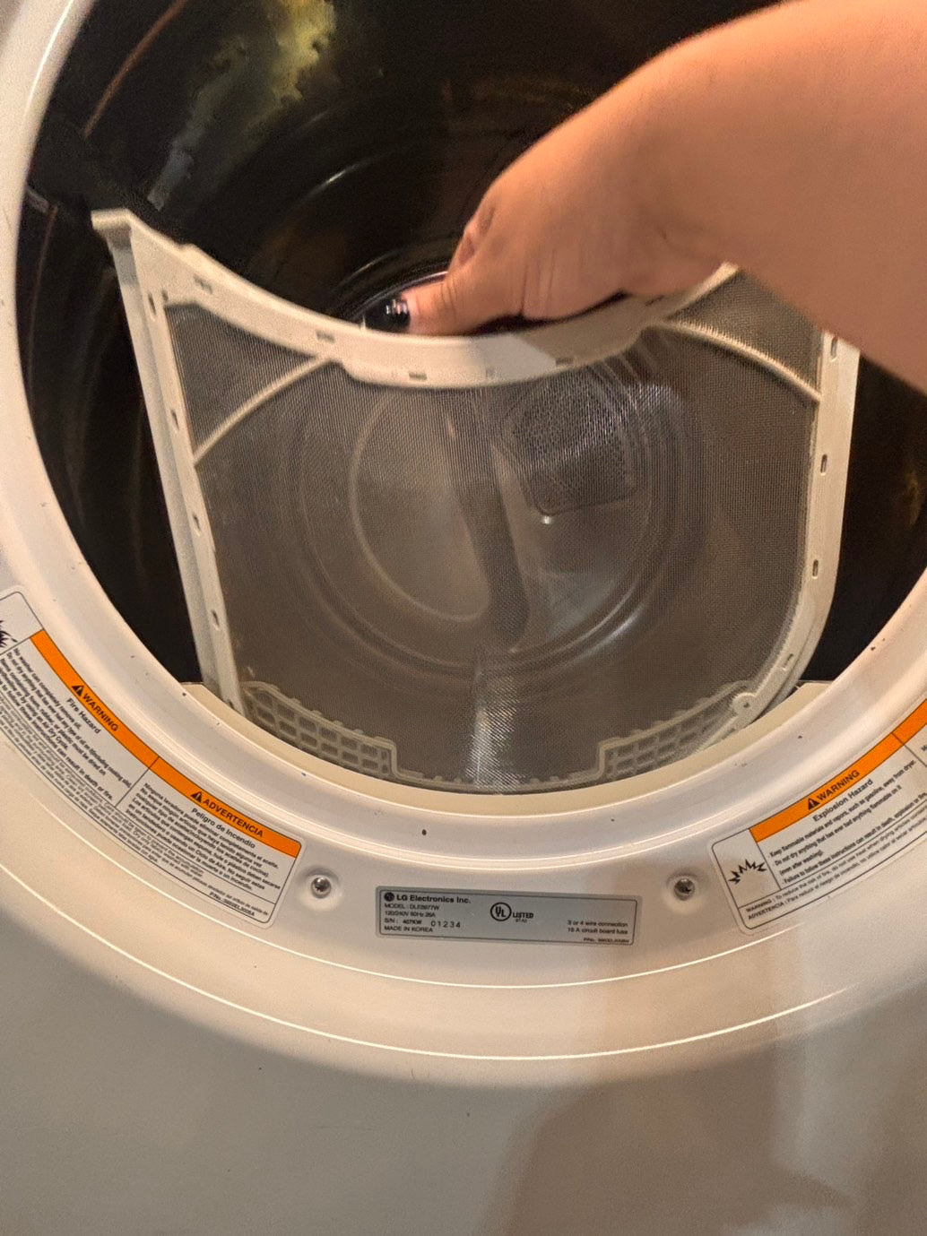 >* special🎉LG washer & dryer set electric 220v front load stackable or side by side - sensor dry in white  #WDAZ6SET
