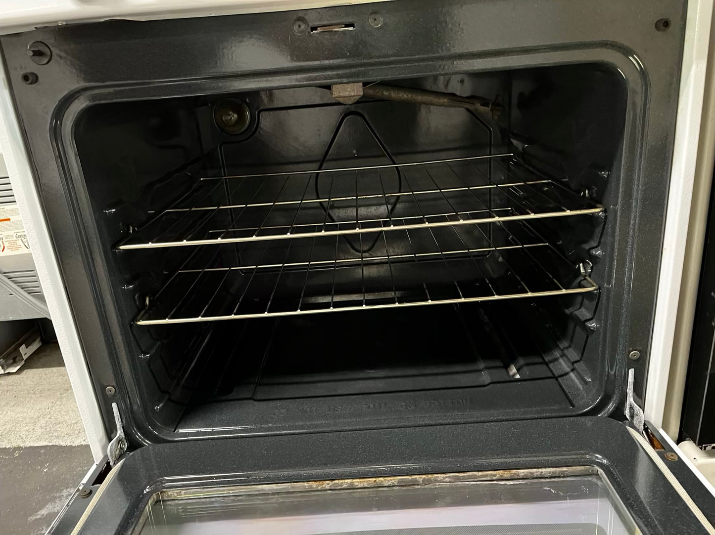 * Frigidaire gas range 4 burner bake broil in white 11 30" Refurbished #ER282KB